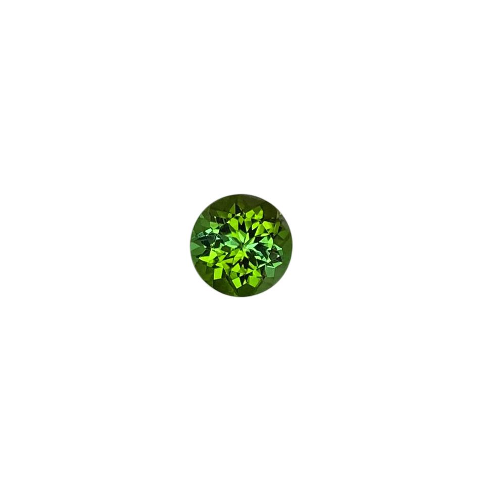 6.8mm Round Mint Green Tourmaline