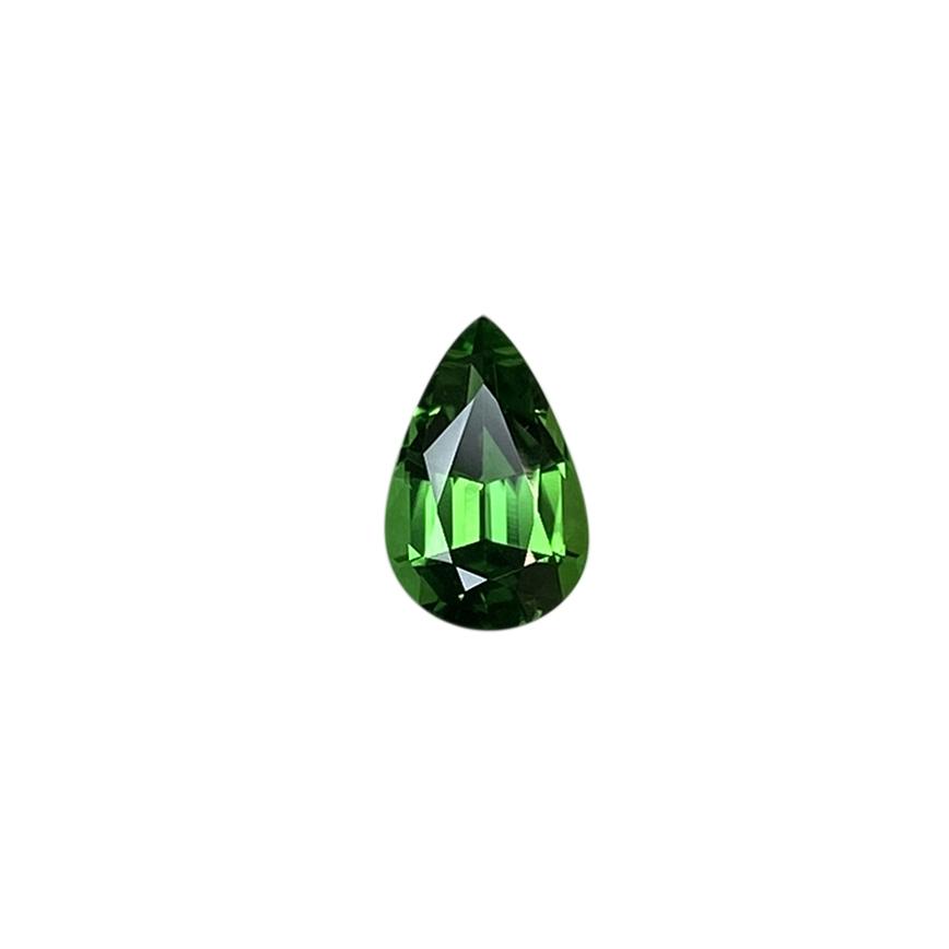 1.25ct Pear Shape Fine Green Chrome Tourmaline