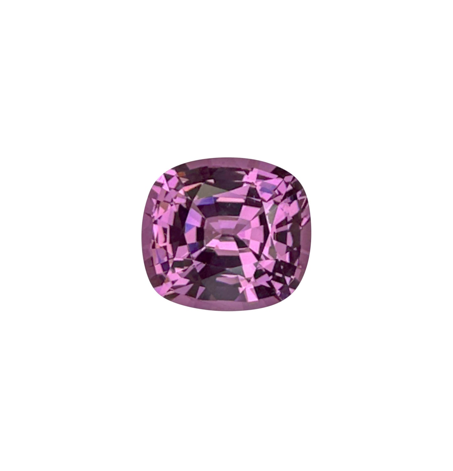 5.29ct Cushion Light Pink Malaya Garnet