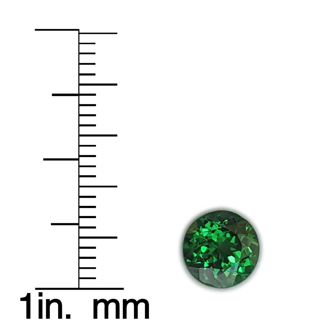 1.82ct Round Fine Intense Green Tsavorite