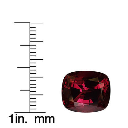 8.95ct Cushion AAA Color Rhodolite