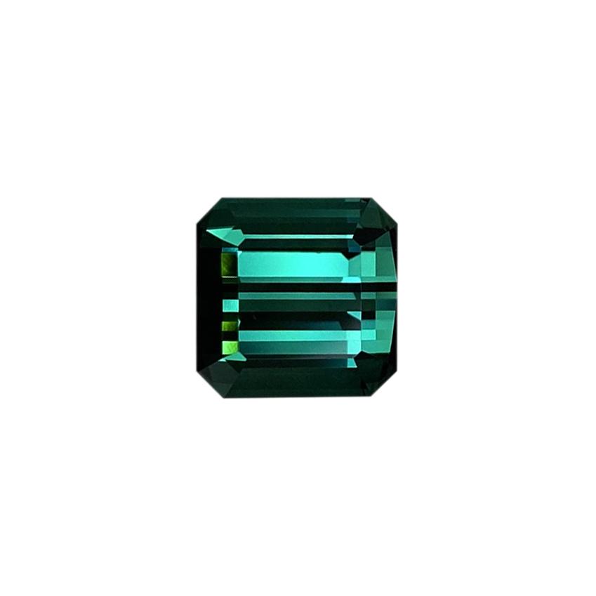 4.8ct Emerald Cut Blue-Green Tourmaline