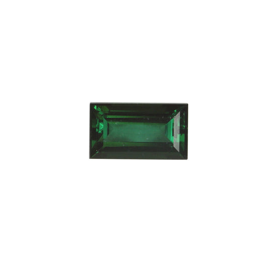 3.8ct Baguette Deep Green Tourmaline