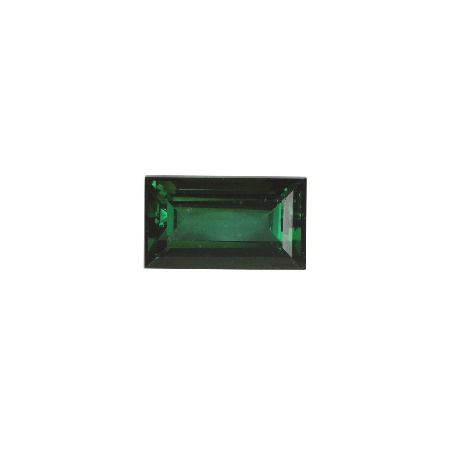 3.8ct Baguette Deep Green Tourmaline