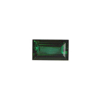 3.8ct Baguette Deep Green Tourmaline