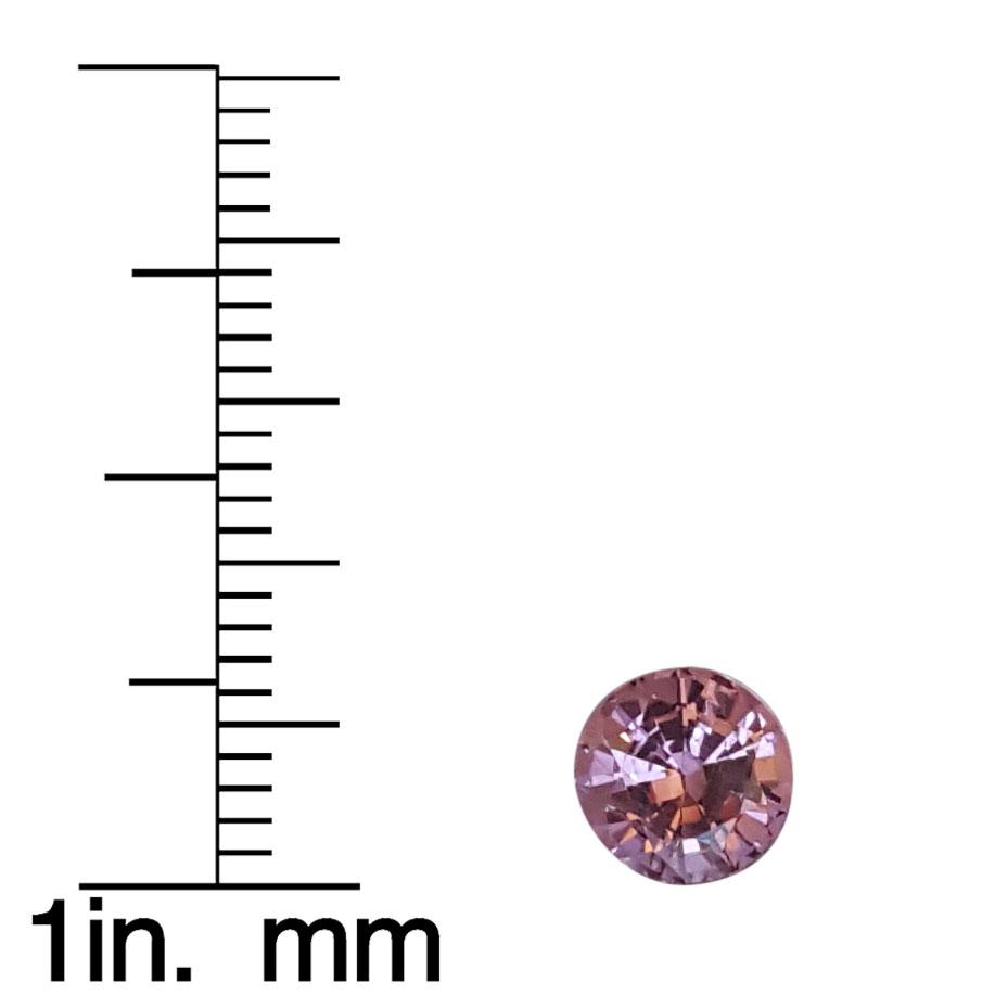 6.5mm Round Medium Pink Spinel