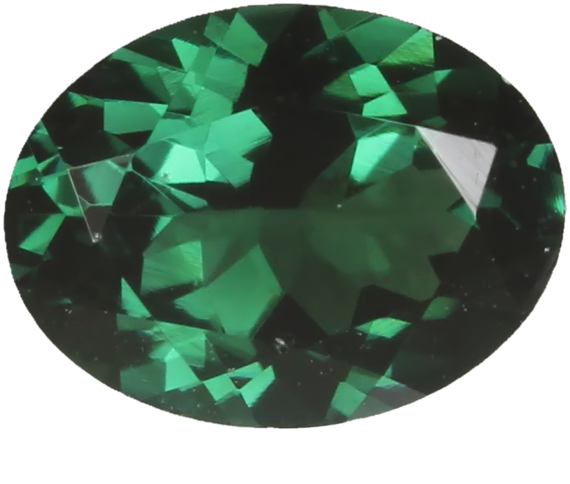 8x6mm Oval Deep Blue-Green Tourmaline