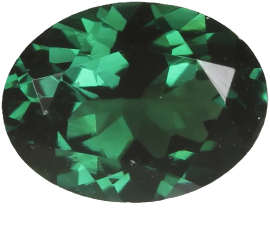 8x6mm Oval Deep Blue-Green Tourmaline