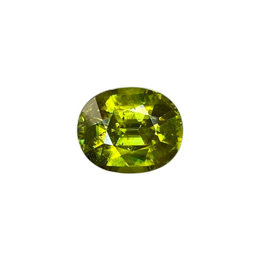 4.61ct Oval Medium Green Sphene