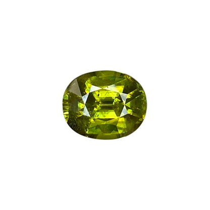 4.61ct Oval Medium Green Sphene