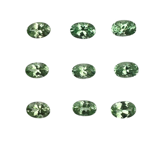 6x4mm Oval Mint Garnet