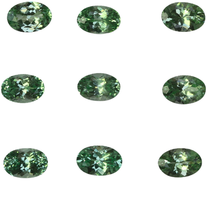 6x4mm Oval Mint Garnet