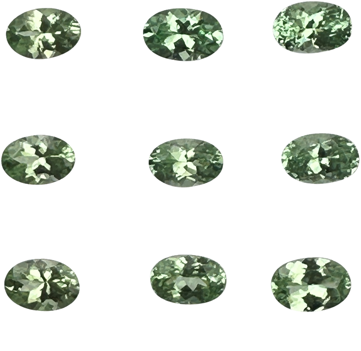 6x4mm Oval Mint Garnet