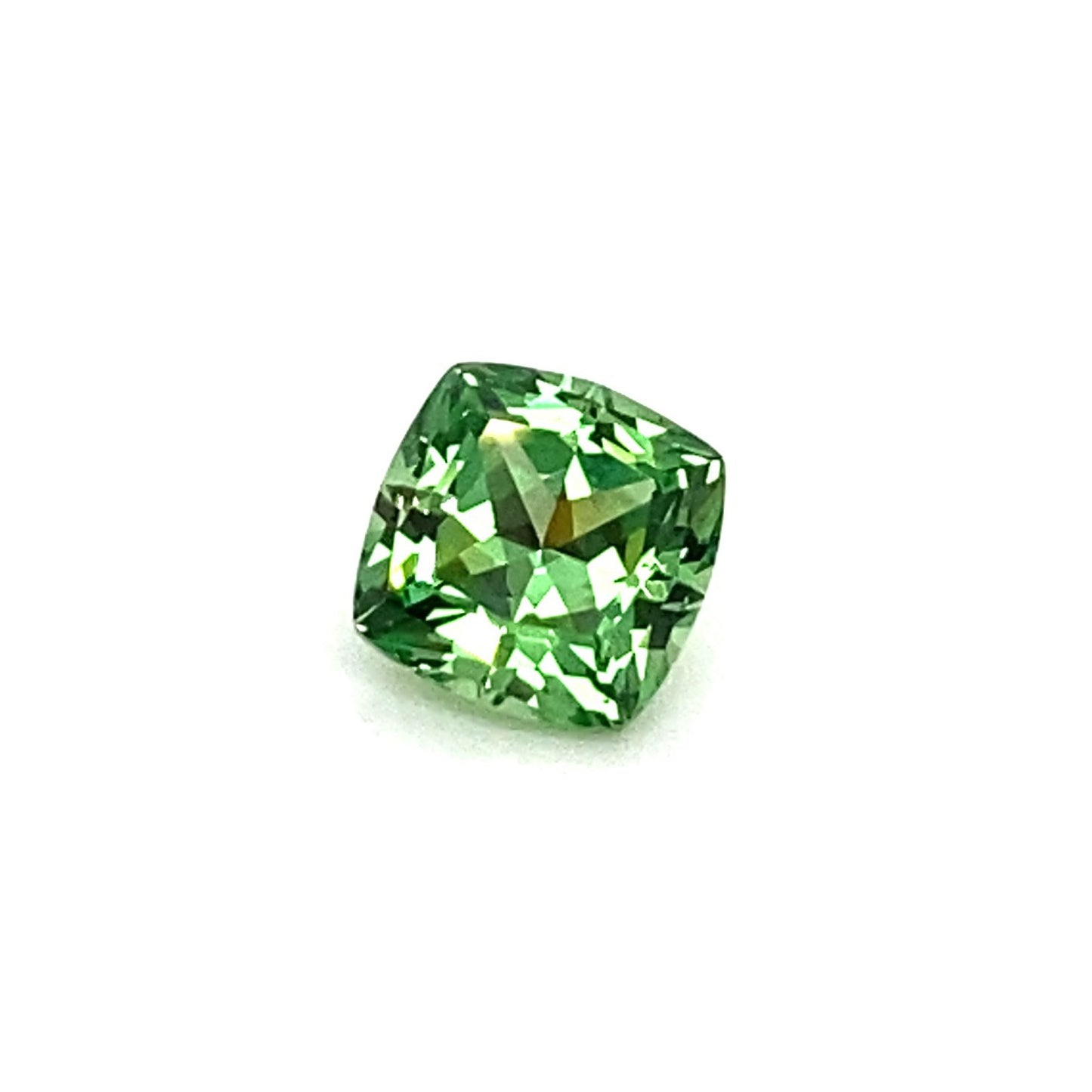 2.32ct Cushion Bright Green Tsavorite