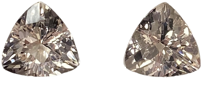 11mm Trillion Peach Morganite Pair
