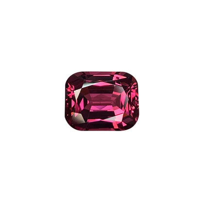 6.13ct Cushion Peach Malaya Garnet