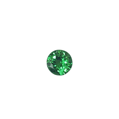 6.9mm Round Bright Green Tsavorite