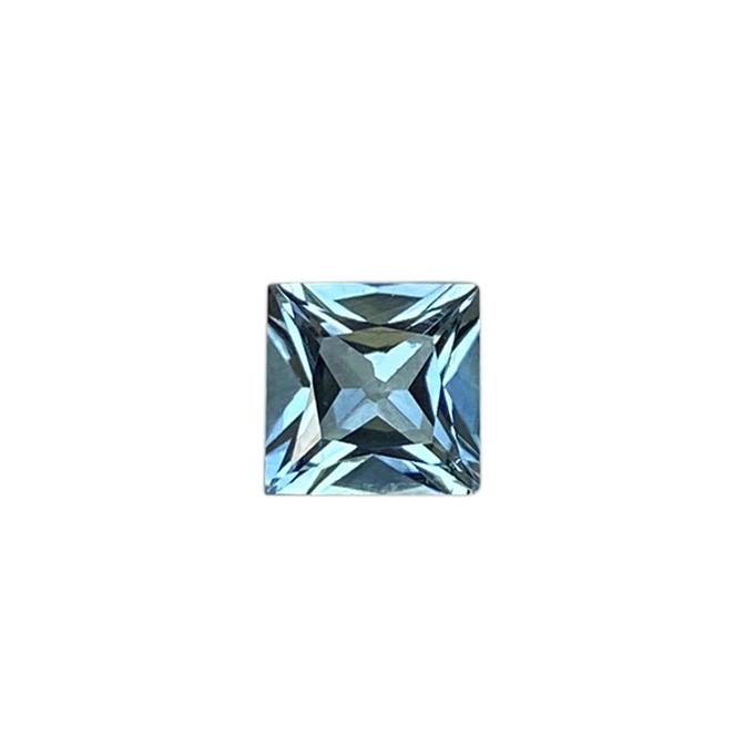 5.9mm Princess Cut Light Blue Tourmaline