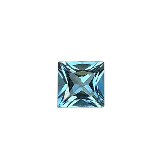 5.9mm Princess Cut Light Blue Tourmaline