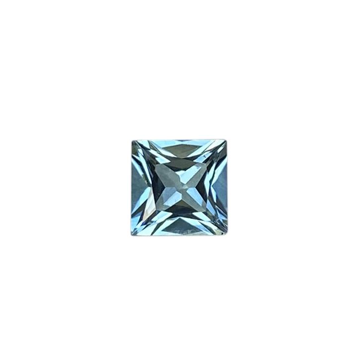 5.9mm Princess Cut Light Blue Tourmaline