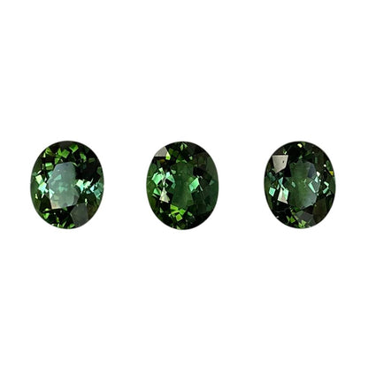 11x9mm Oval Mint Green Tourmaline Set