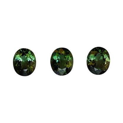 11x9mm Oval Mint Green Tourmaline Set