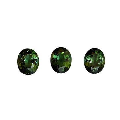 11x9mm Oval Mint Green Tourmaline Set