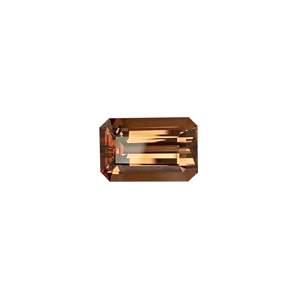 7.62ct Emerald Cut Deep Pink Tourmaline