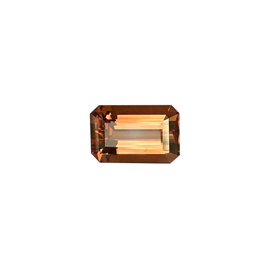 7.62ct Emerald Cut Deep Pink Tourmaline