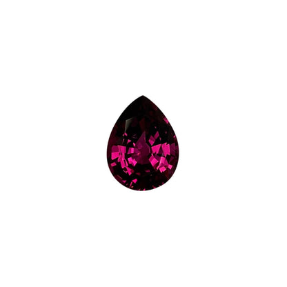 7.34ct Pear Shape Reddish Color Rhodolite