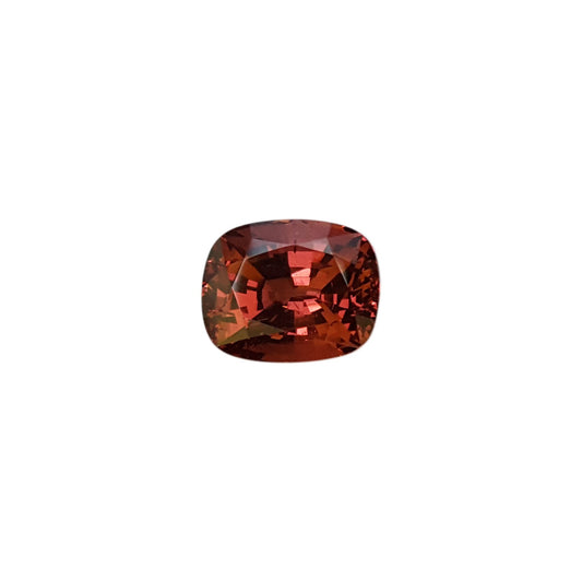 5.81ct Cushion Peach Malaya Garnet