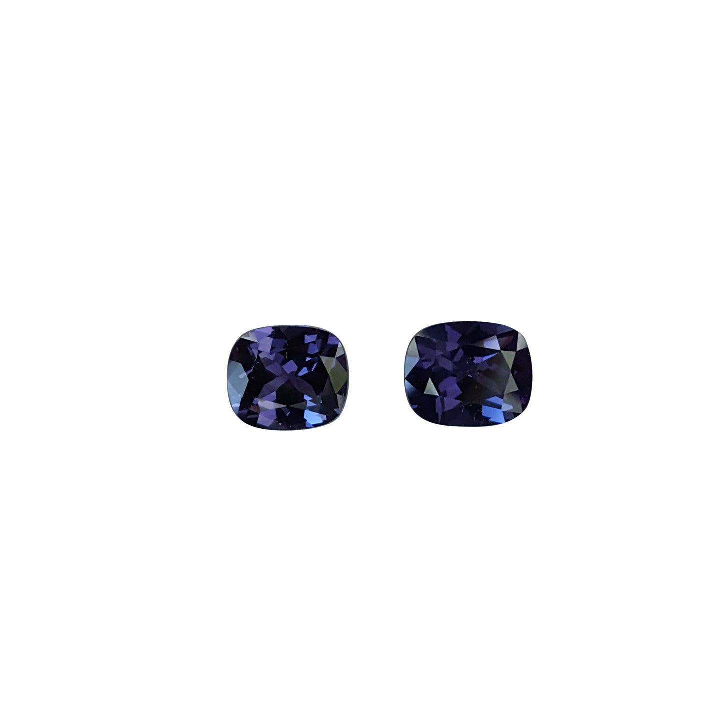 2.07ct Cushion Spinel Pair