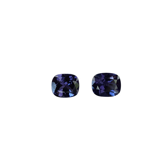 2.07ct Cushion Spinel Pair