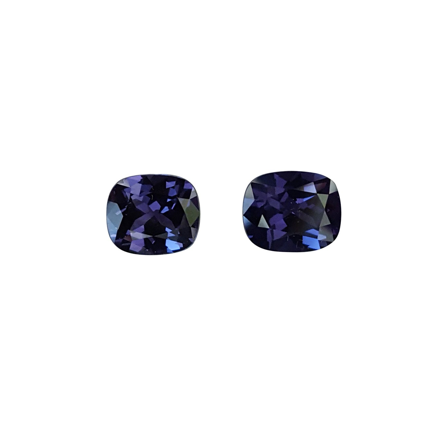 2.07ct Cushion Spinel Pair