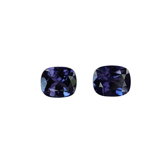 2.07ct Cushion Spinel Pair