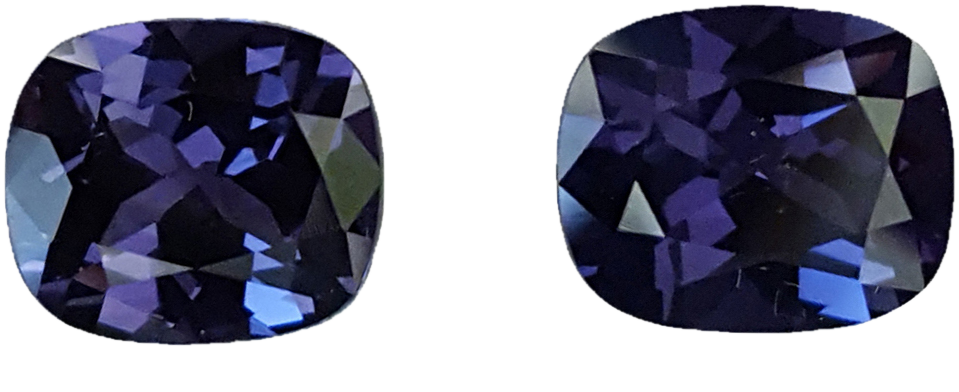 2.07ct Cushion Spinel Pair