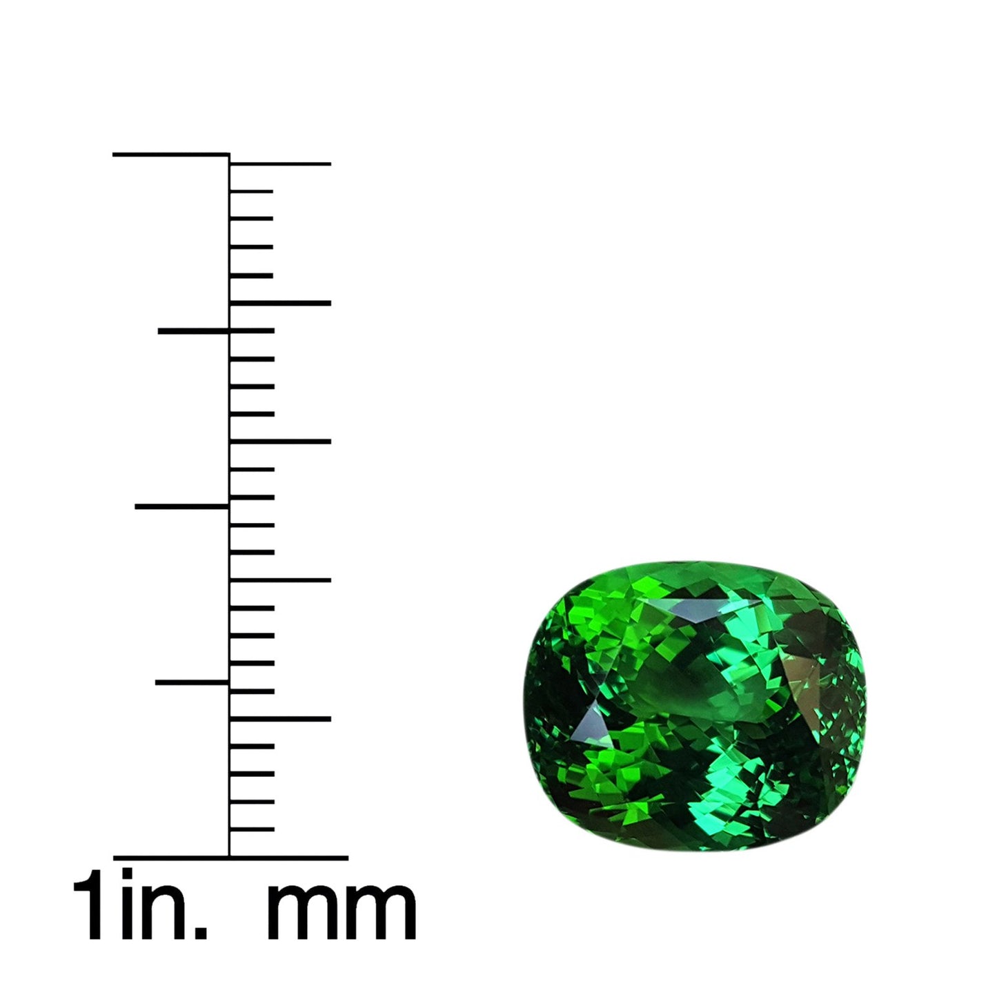 9.16ct Cushion Fine Intense Green Tsavorite