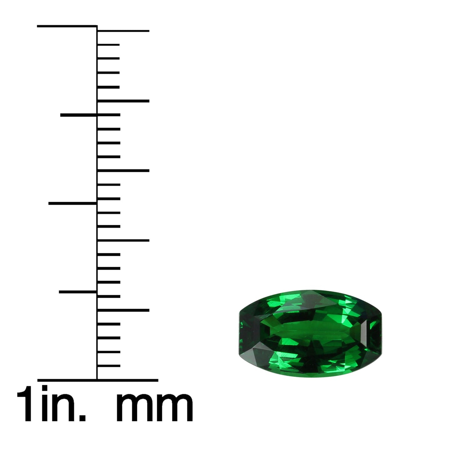 1.92ct Briolette Fine Saturated Green Tsavorite