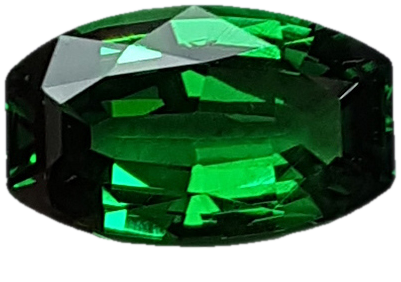 1.92ct Briolette Fine Saturated Green Tsavorite