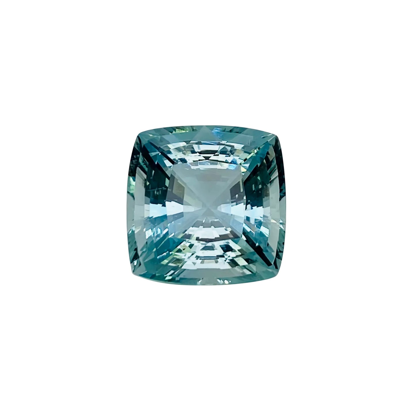 38.28ct Cushion Seafoam Beryl Pair