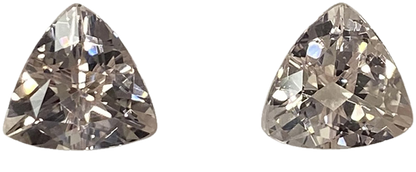 10mm Trillion Peach Morganite Pair
