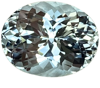 6.98ct Oval A Color  Aquamarine