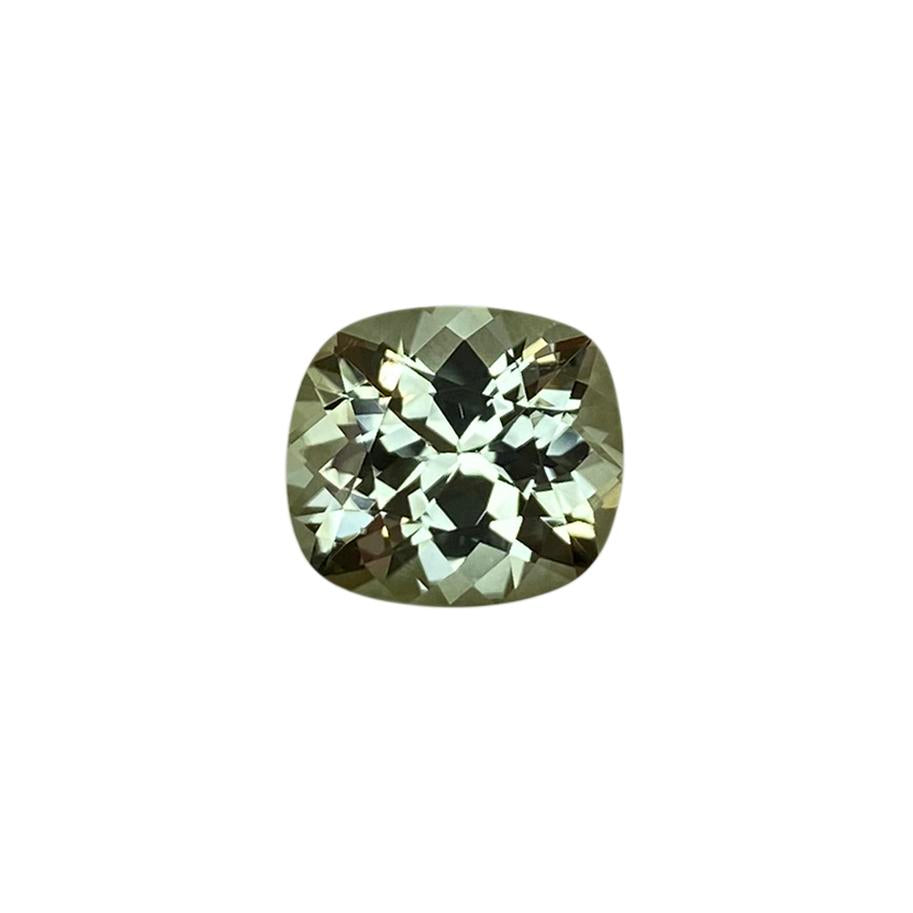 3.54ct Cushion Light Mint Green Tourmaline