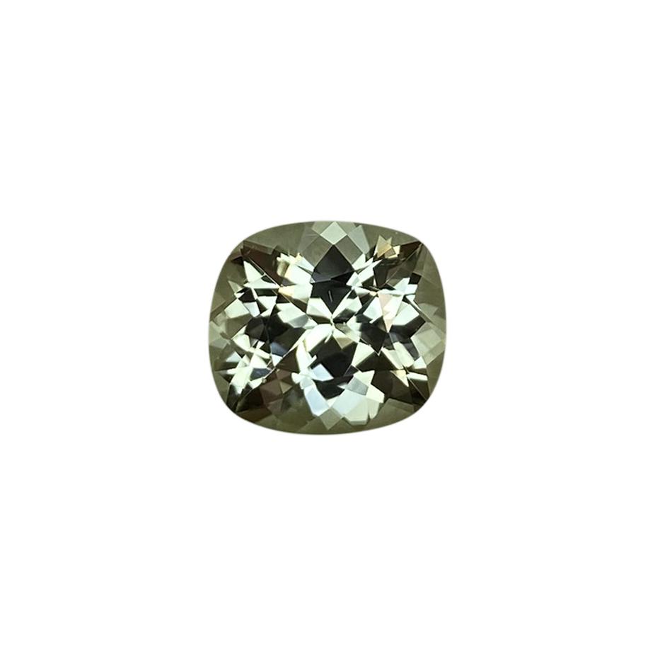 3.54ct Cushion Light Mint Green Tourmaline