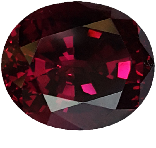 8.86ct Oval Open Burgundy Rhodolite