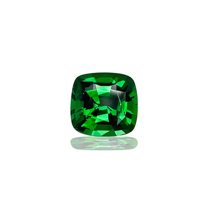 2.03ct Cushion Gem Quality - Fine Intense Green Tsavorite