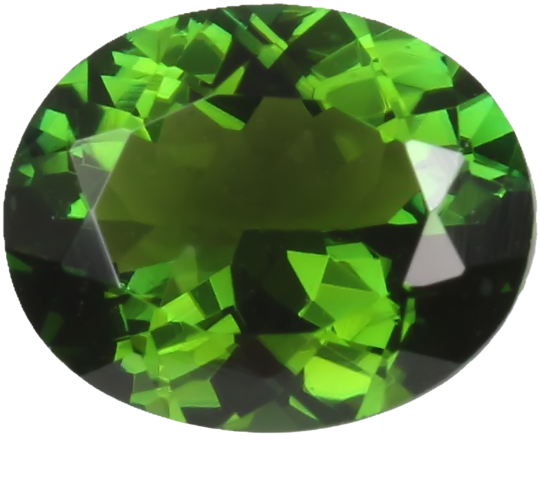 10x8mm Oval Mint Green Tourmaline