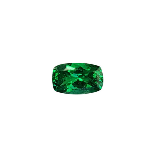 0.94ct Cushion Bright Green Tsavorite