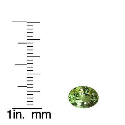 1.52ct Oval Light Green Tsavorite