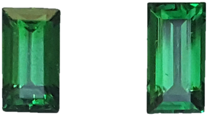 6.5x3.5mm Baguette Fine Intense Green Tsavorite